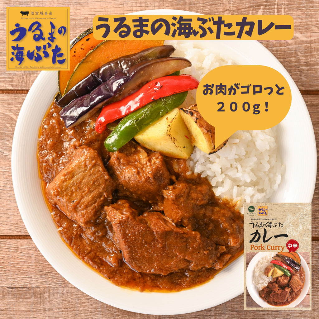 【うるまの海ぶた】カレー ｜ レトルト