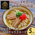 【予約限定販売】ちゅるげーそば 堪能 こってりスープ （5人前）｜送料込