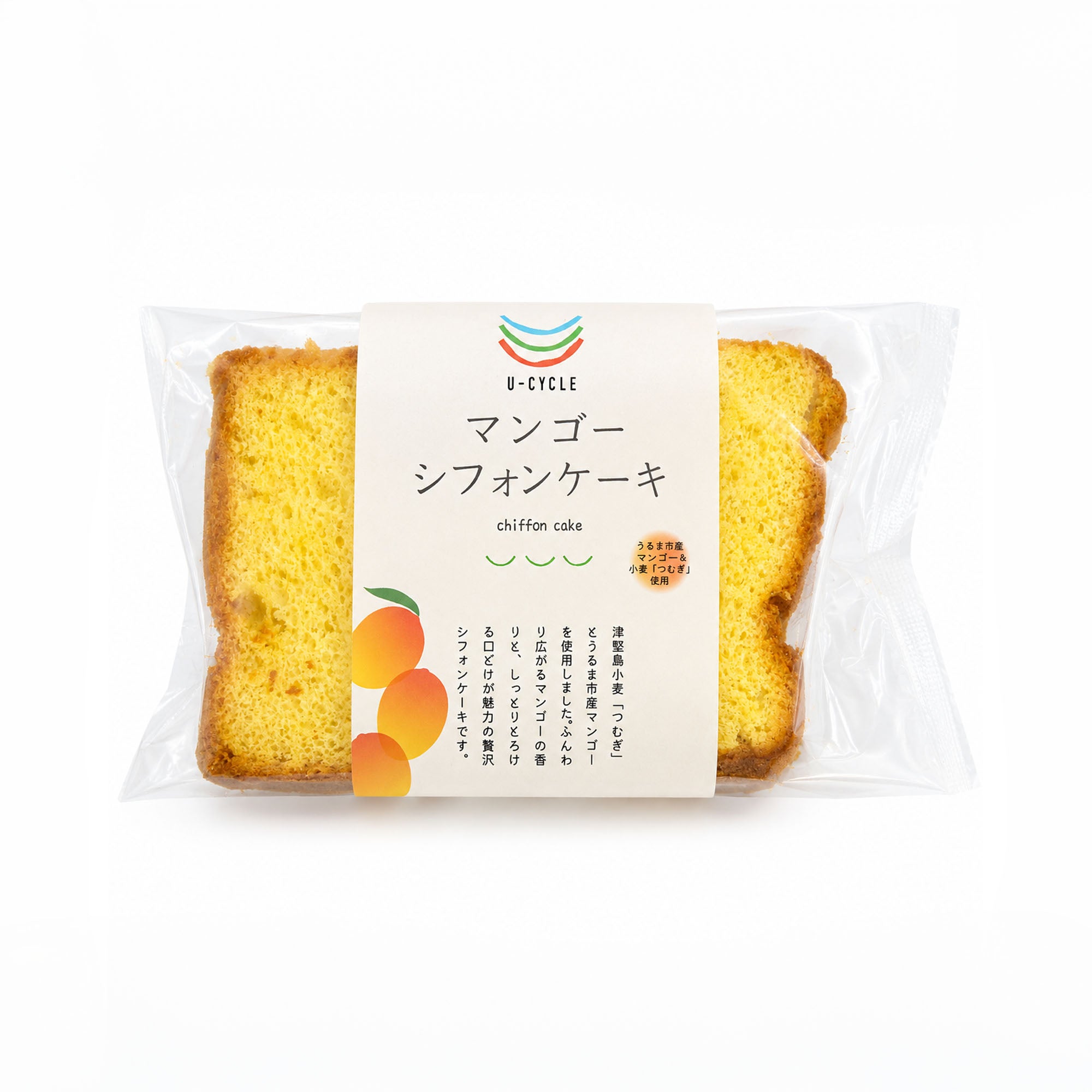 マンゴーシフォンケーキのパッケージ画像