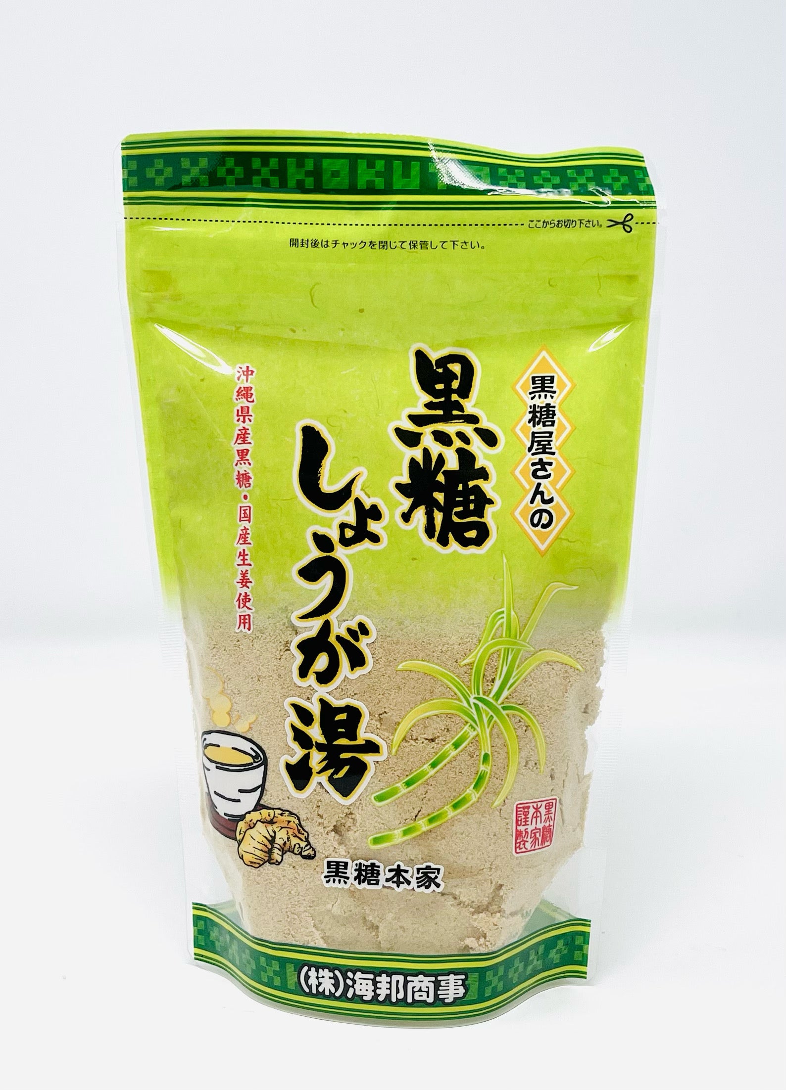 【t−1019】【使い方いろいろ♪】黒糖しょうが湯【海邦商事】